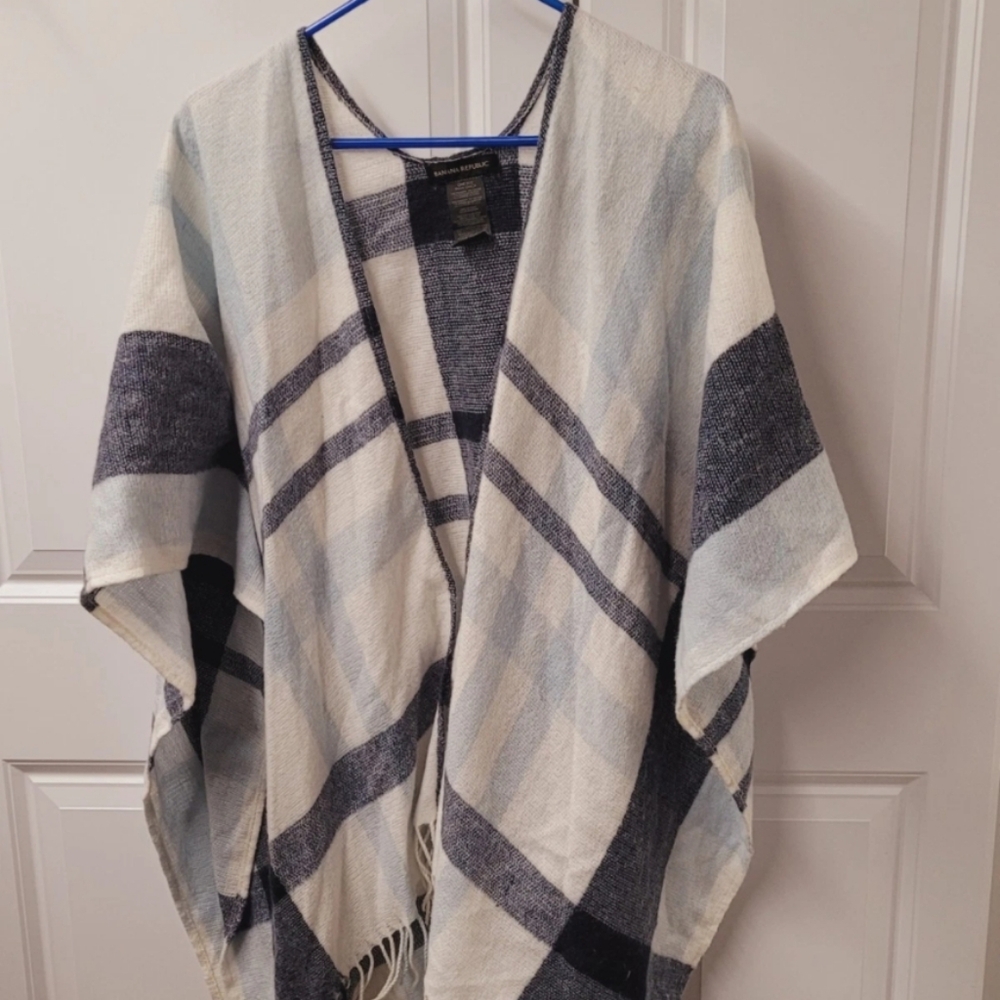 Banana Republic Poncho Sweater Women's Size: OS Fringe Cashmere Blend